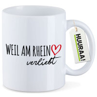 Kaffeetasse Weil am Rhein verliebt 330ml
