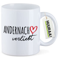 Kaffeetasse Andernach verliebt 330ml