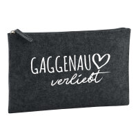 Kulturbeutel Gaggenau verliebt 1 Liter Filz Charcoal...