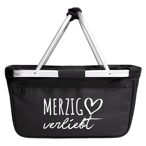 Einkaufskorb Merzig verliebt 20 Liter Tragekorb Black