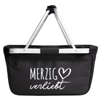 Einkaufskorb Merzig verliebt 20 Liter Tragekorb Black