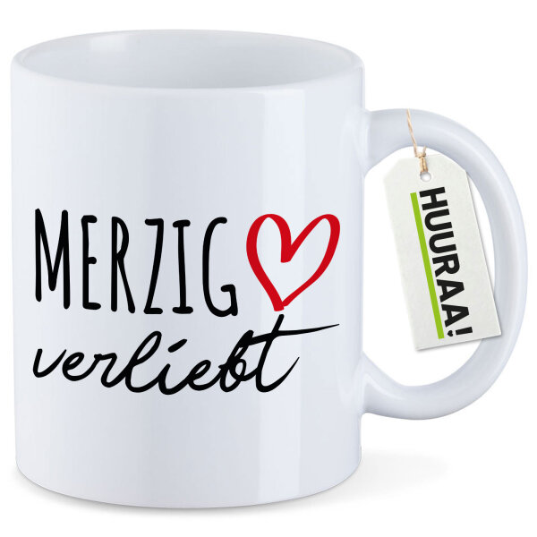 Kaffeetasse Merzig verliebt 330ml