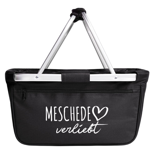 Einkaufskorb Meschede verliebt 20 Liter Tragekorb Black
