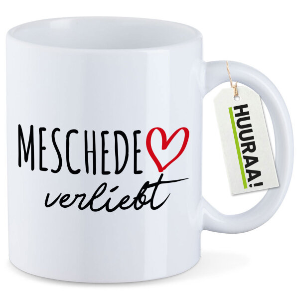 Kaffeetasse Meschede verliebt 330ml