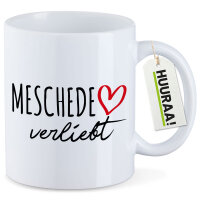 Kaffeetasse Meschede verliebt 330ml