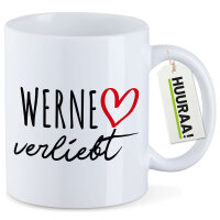 Kaffeetasse Werne verliebt 330ml