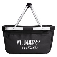 Einkaufskorb Wedemark verliebt 20 Liter Tragekorb Black