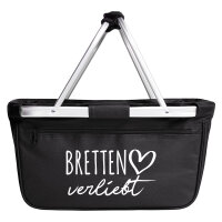 Einkaufskorb Bretten verliebt 20 Liter Tragekorb Black