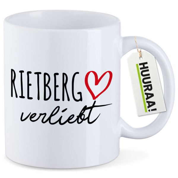 Kaffeetasse Rietberg verliebt 330ml
