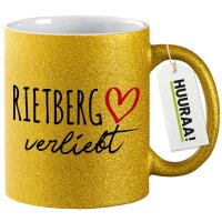 Glitzertasse Rietberg verliebt 330ml