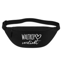 Bauchtasche Waltrop verliebt 2,5 Liter Black Crossbody Bag