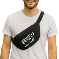 Bauchtasche Waltrop verliebt 2,5 Liter Black Crossbody Bag