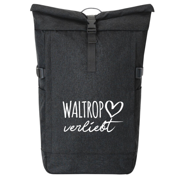 Kurierrucksack Waltrop verliebt 30-44 Liter Black Melange