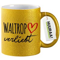 Glitzertasse Waltrop verliebt 330ml