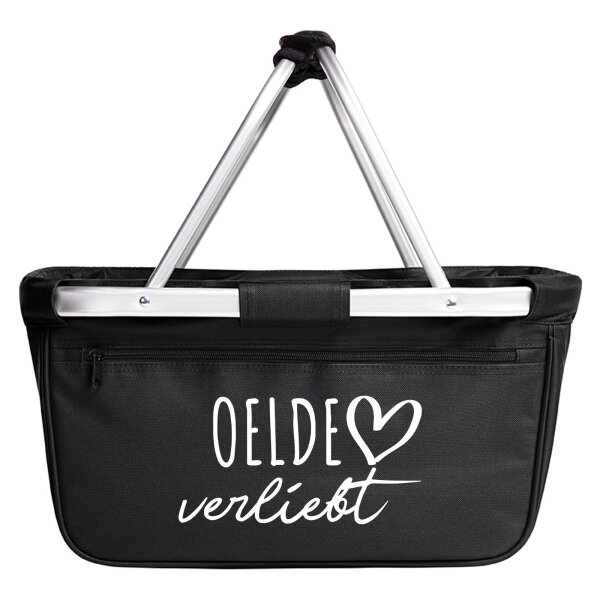 Einkaufskorb Oelde verliebt 20 Liter Tragekorb Black