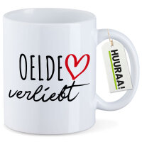 Kaffeetasse Oelde verliebt 330ml