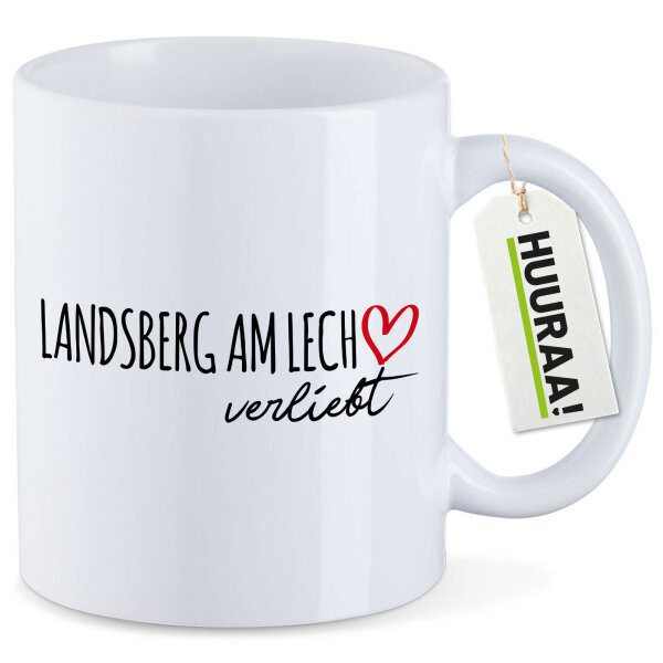 Kaffeetasse Landsberg am Lech verliebt 330ml