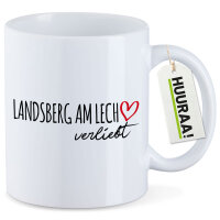 Kaffeetasse Landsberg am Lech verliebt 330ml