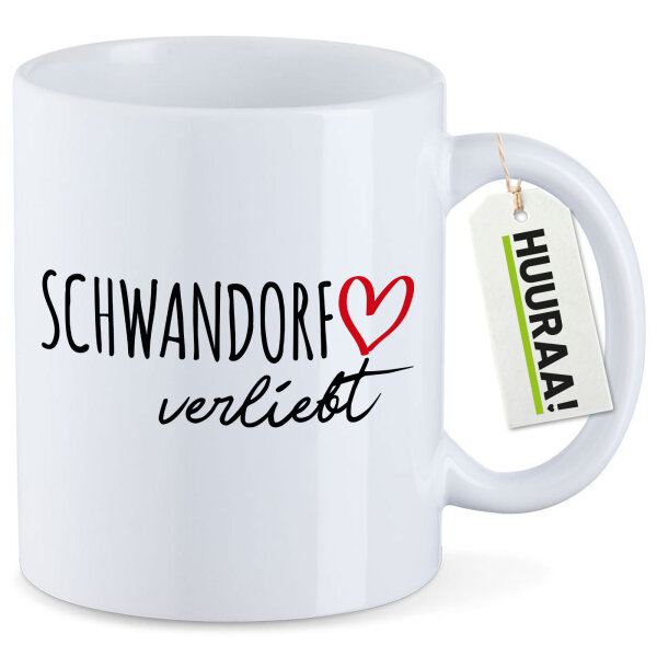 Kaffeetasse Schwandorf verliebt 330ml