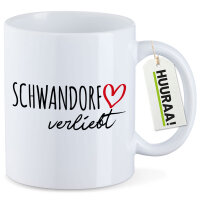 Kaffeetasse Schwandorf verliebt 330ml