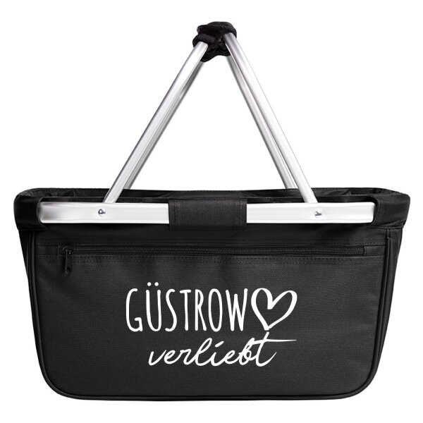 Einkaufskorb Güstrow verliebt 20 Liter Tragekorb Black