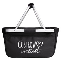 Einkaufskorb Güstrow verliebt 20 Liter Tragekorb Black