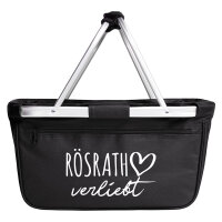 Einkaufskorb Rösrath verliebt 20 Liter Tragekorb Black