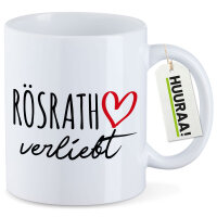 Kaffeetasse Rösrath verliebt 330ml