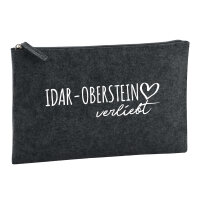 Kulturbeutel Idar-Oberstein verliebt 1 Liter Filz...