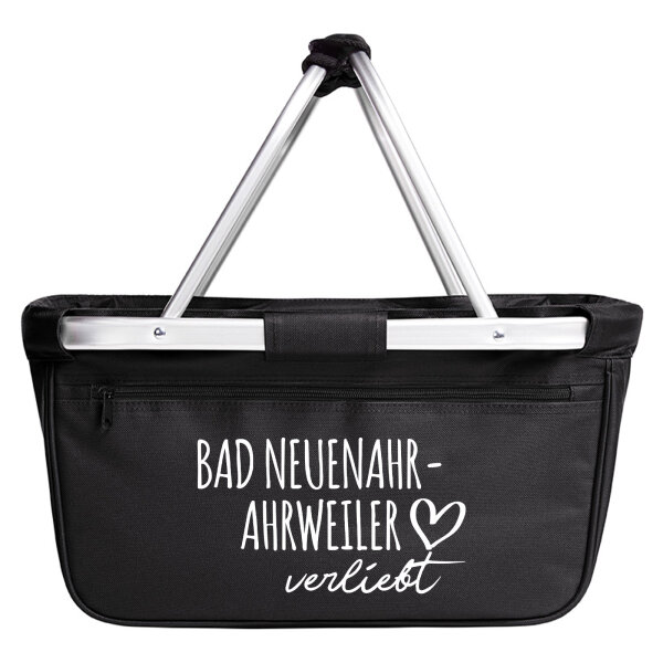 Einkaufskorb Bad Neuenahr-Ahrweiler verliebt 20 Liter Tragekorb Black