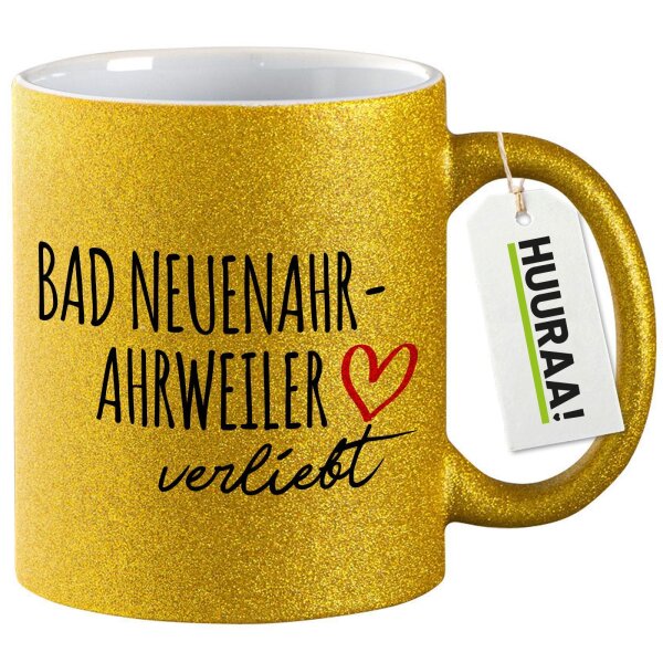 Glitzertasse Bad Neuenahr-Ahrweiler verliebt 330ml