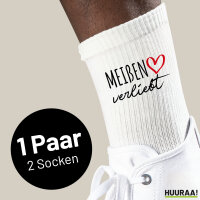 Socken Meißen verliebt Größe 37/46 White...