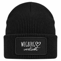 Beanie mit Patch Wegberg verliebt Black
