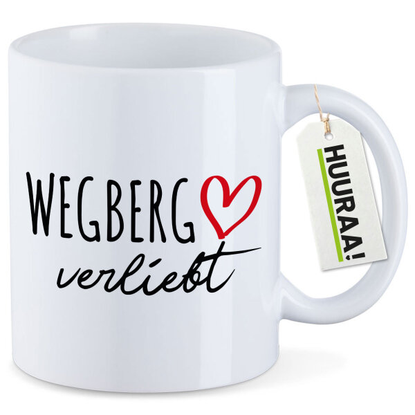 Kaffeetasse Wegberg verliebt 330ml