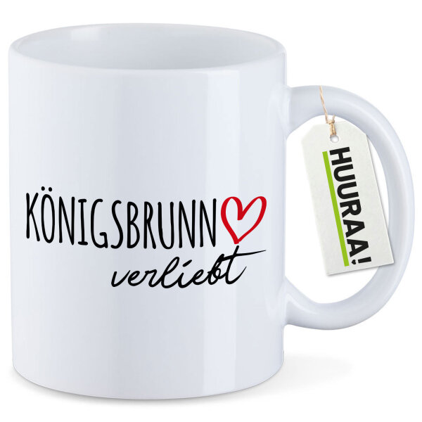 Kaffeetasse Königsbrunn verliebt 330ml