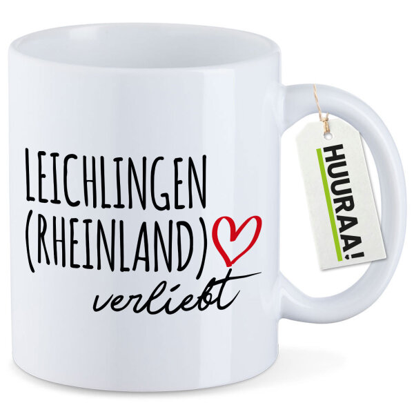 Kaffeetasse Leichlingen Rheinland verliebt 330ml