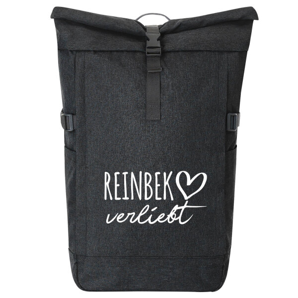 Kurierrucksack Reinbek verliebt 30-44 Liter Black Melange