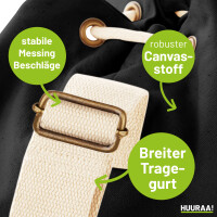 Seesack Hattersheim am Main verliebt 20 Liter Rucksack Black