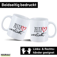 Kaffeetasse Zeitz verliebt 330ml