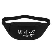 Bauchtasche Griesheim verliebt 2,5 Liter Black Crossbody Bag