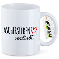 Kaffeetasse Aschersleben verliebt 330ml