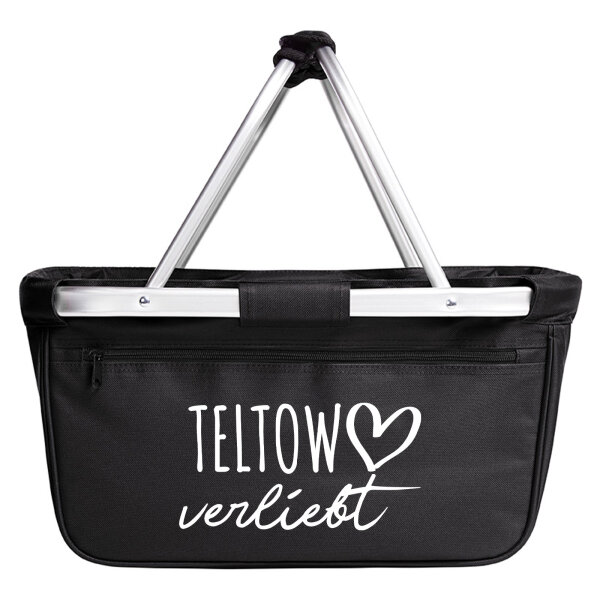Einkaufskorb Teltow verliebt 20 Liter Tragekorb Black