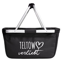 Einkaufskorb Teltow verliebt 20 Liter Tragekorb Black