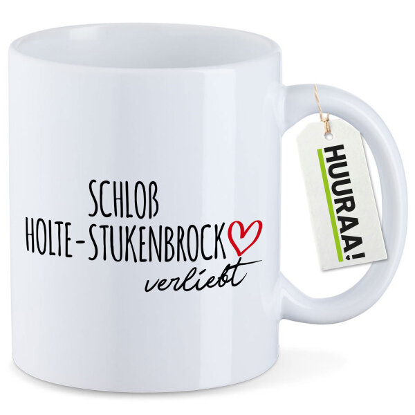 Kaffeetasse Schloß Holte-Stukenbrock verliebt 330ml