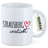Kaffeetasse Strausberg verliebt 330ml