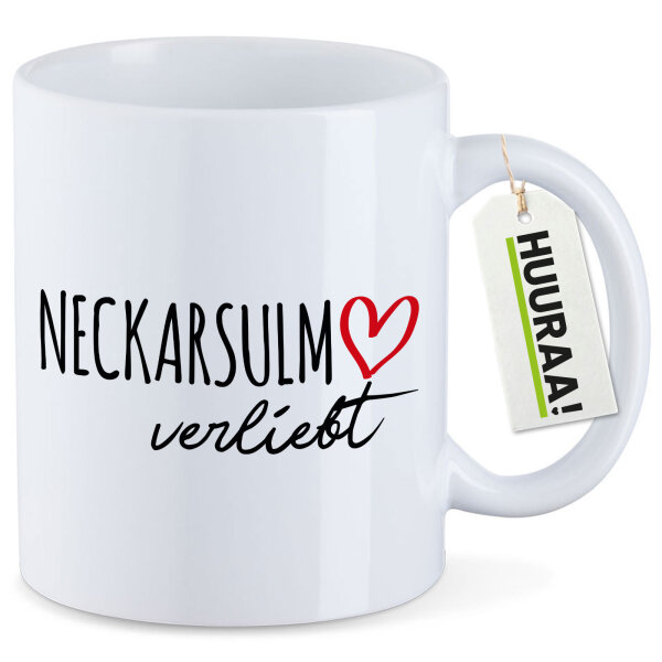 Kaffeetasse Neckarsulm verliebt 330ml
