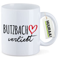 Kaffeetasse Butzbach verliebt 330ml