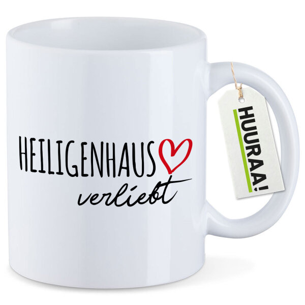 Kaffeetasse Heiligenhaus verliebt 330ml