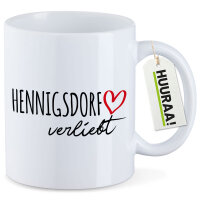 Kaffeetasse Hennigsdorf verliebt 330ml