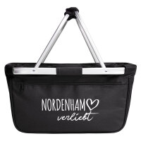 Einkaufskorb Nordenham verliebt 20 Liter Tragekorb Black